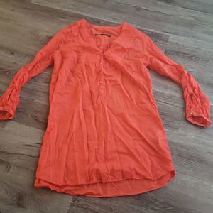 Zara Coral Top